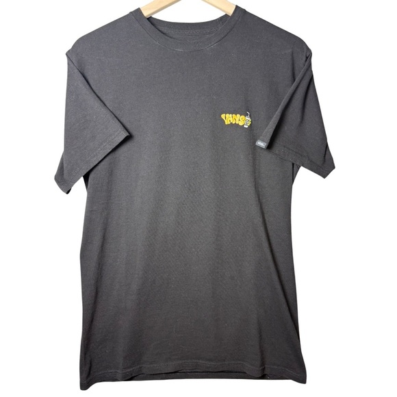 Vans Since 1966 Men Graphic Print Off The Wall Aliens Skateboard Black T-Shirt M - Picture 2 of 8